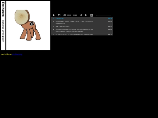 banddiscography/deftoneswhitebrony screenshot