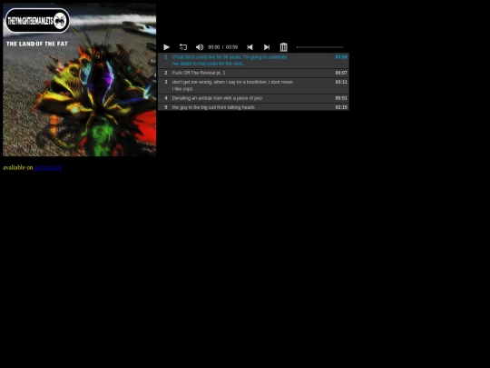 banddiscography/thelandofthefat screenshot