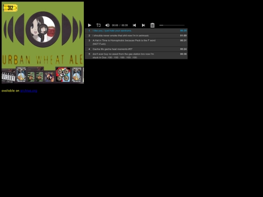 banddiscography/urbanwheatale screenshot