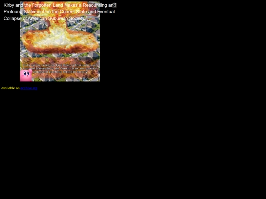 solodiscography/kirbyandtheforgottenlandmakesaresoundingandprofoundstatement screenshot