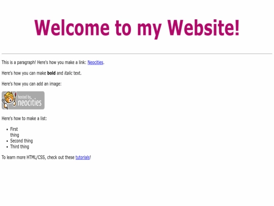 index screenshot