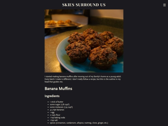 recipes/banana-muffins screenshot