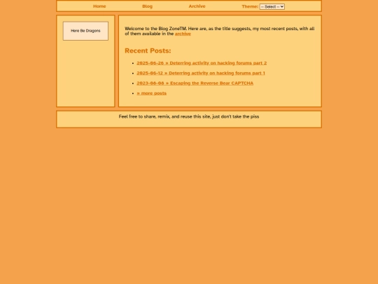 blog screenshot