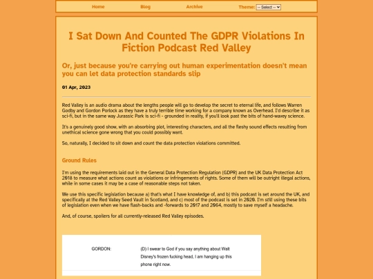 blog/posts/2023-04-01-I-sat-down-and-counted-the-GDPR-violations-in-fiction-podcast-Red-Valley screenshot