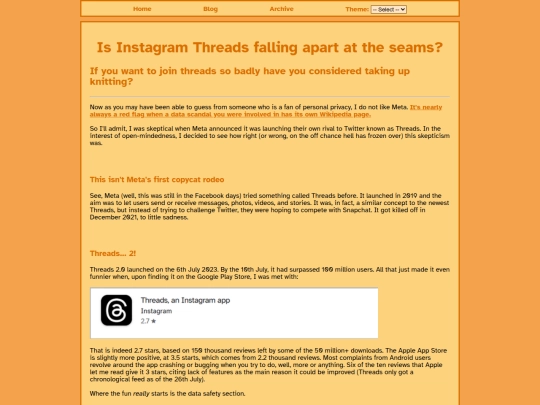 blog/posts/2023-07-31-Is-Instagram-Threads-Falling-Apart-at-the-Seams screenshot