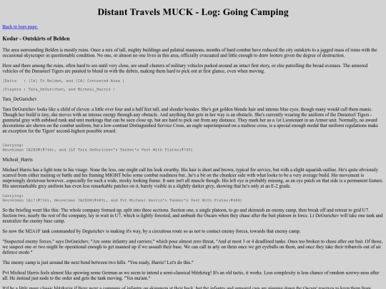 campsite screenshot