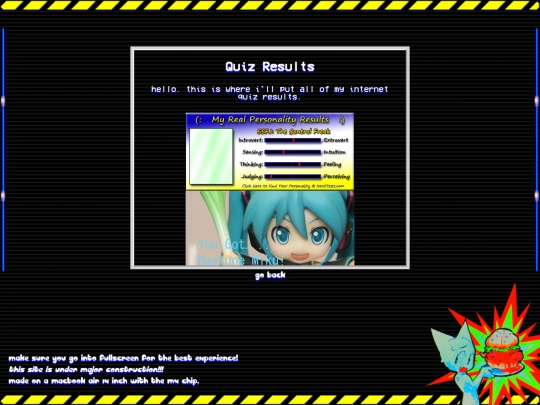 token/misc/quizresults screenshot