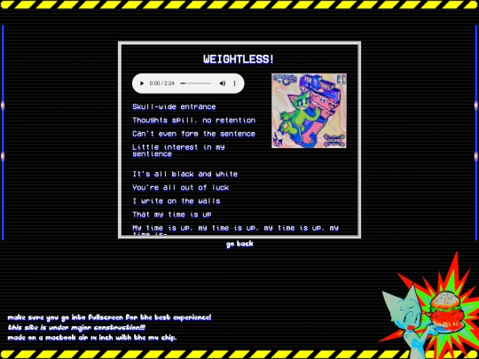 token/music/weightless screenshot