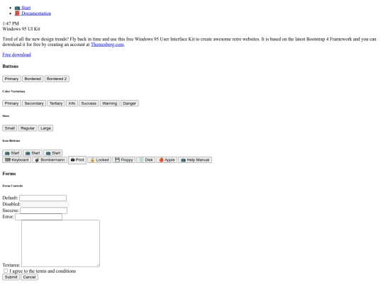 win95-uikit screenshot