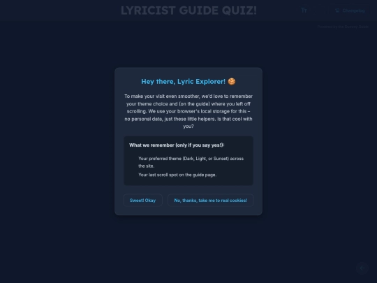 quiz screenshot