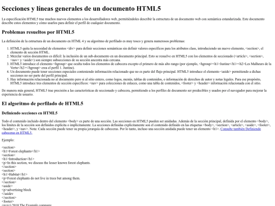 seccionesyLineas screenshot