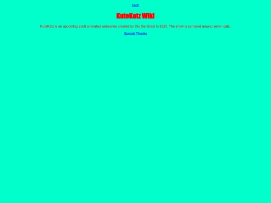 KuteKatzWiki screenshot