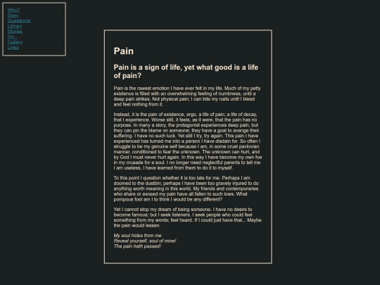Pain screenshot