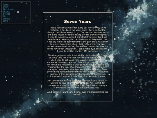 Seven Years screenshot