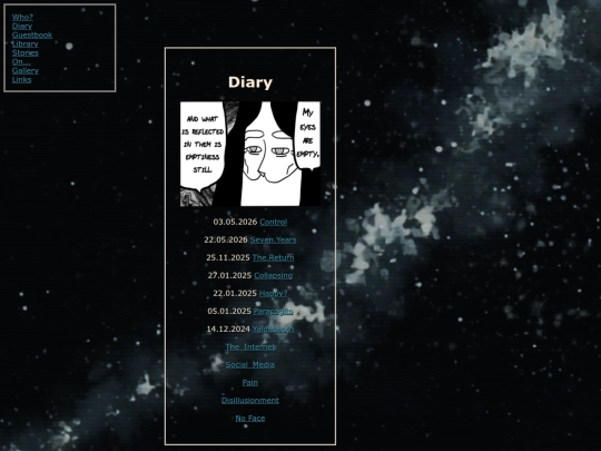 diary screenshot
