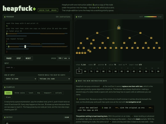 heapfuck-plus screenshot