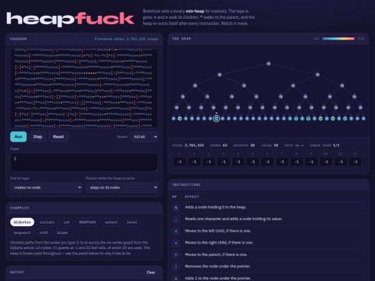 heapfuck screenshot
