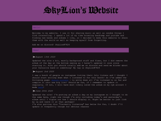 index screenshot