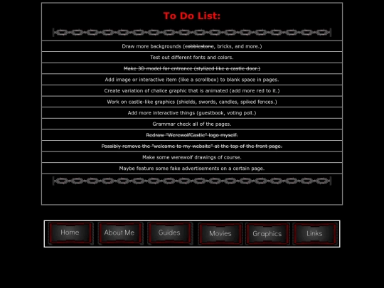 list screenshot