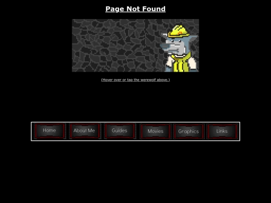 not_found screenshot