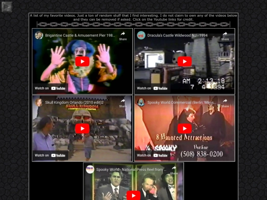 videos screenshot