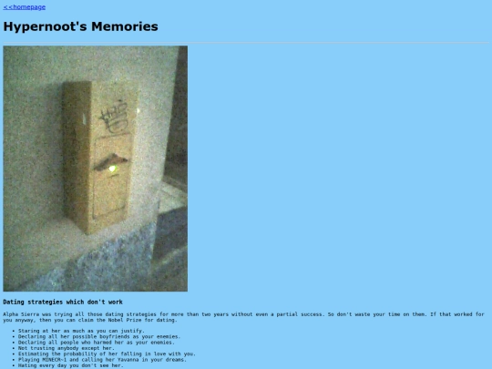 memories screenshot