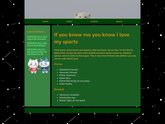 sports screenshot