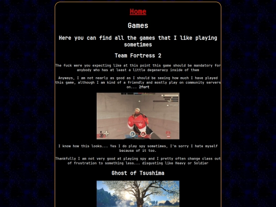 games screenshot