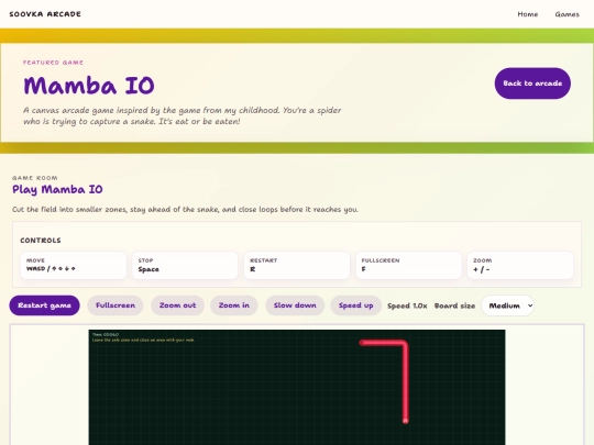 games/mamba screenshot