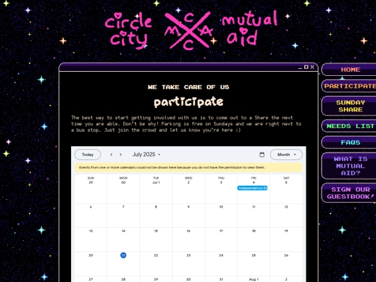 participate screenshot