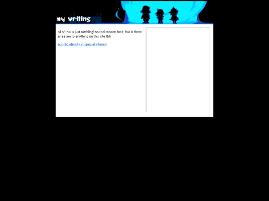 writing screenshot