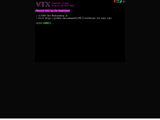 VTX screenshot