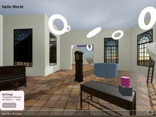 vr/xr-boilerplate screenshot