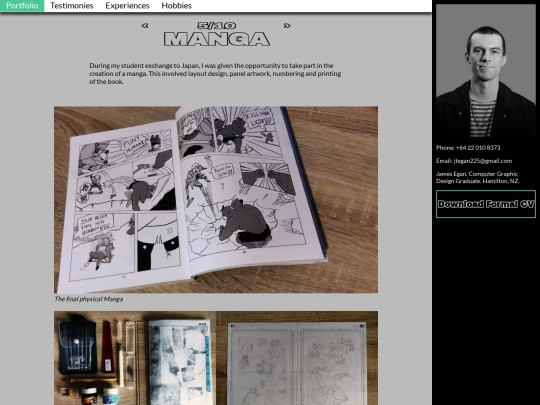 portfolio/manga screenshot