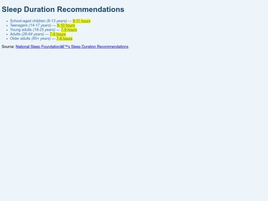 LAB_ Sleep recomendation/recommend screenshot