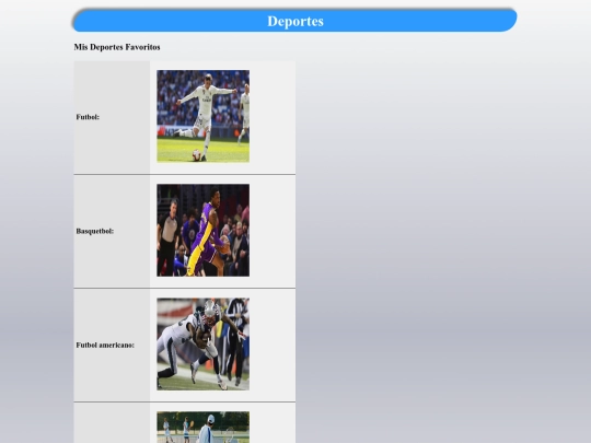 Deportes screenshot
