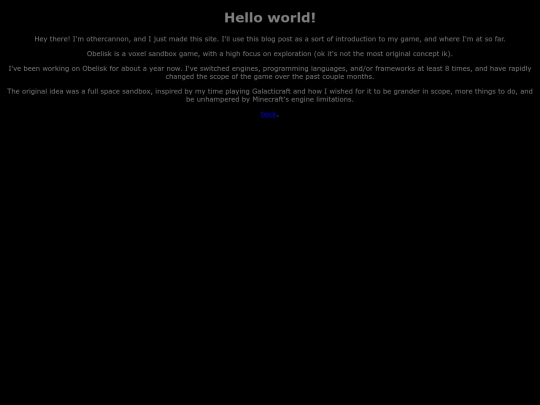 blog/helloworld screenshot