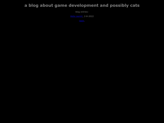 links/blog screenshot