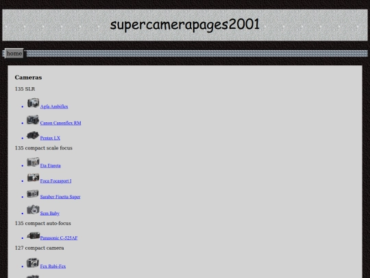 cameras screenshot