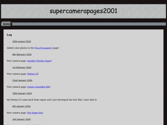 log screenshot