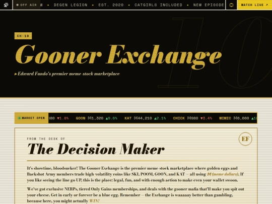 mini-games/gooner-exchange screenshot