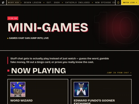 mini-games screenshot