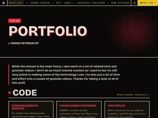 portfolio screenshot