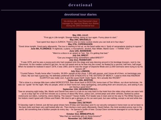 diaries/diary screenshot