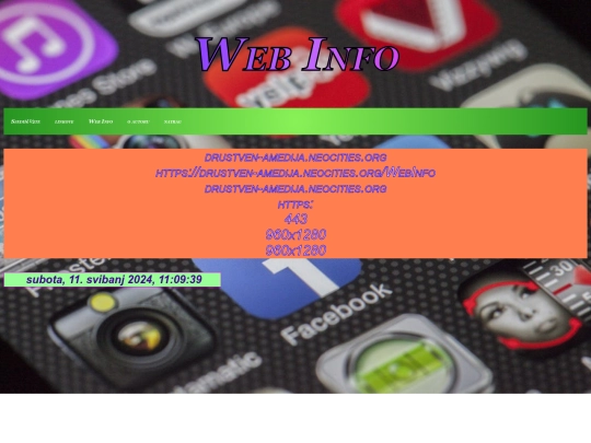 WebInfo screenshot