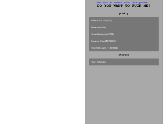 writingportfolio screenshot