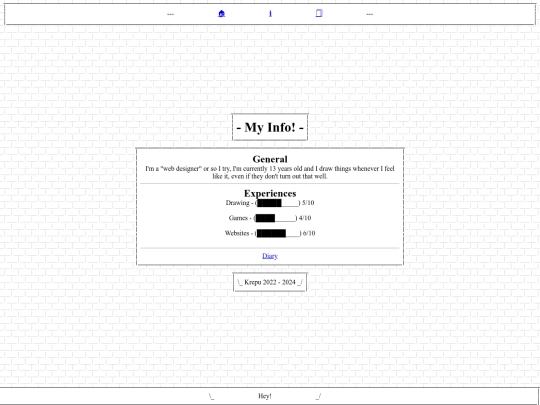 info screenshot