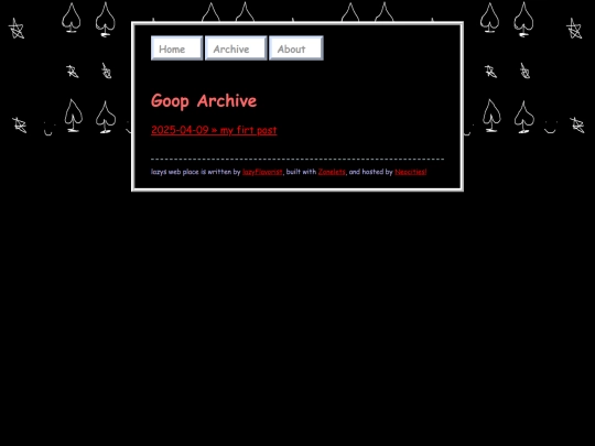 archive screenshot
