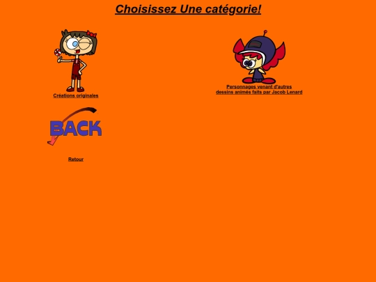 Personnages/Menu P2 screenshot