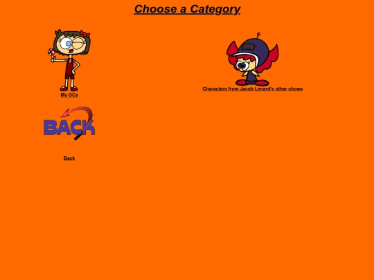 Personnages/charsmenu2 screenshot
